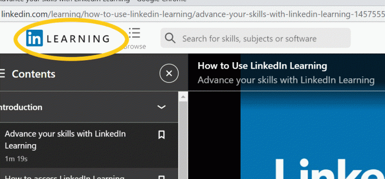 LinkedIn Learning Logo shown 