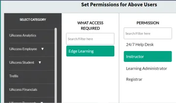 Instructor role being requested 